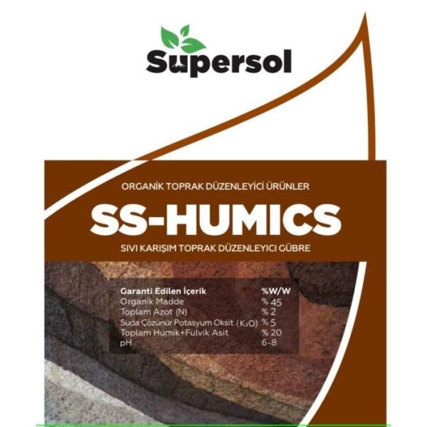 SS Humic | Süpersol Hümik, Fülvik Asit 20 Litre