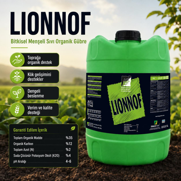 LionNOF Bitkisel Menşeli Sıvı Organik Gübre 20 litre