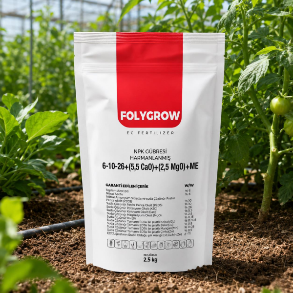 Candem FolyGrow 6-10-26 Yaprak Gübresi 2.5 KG
