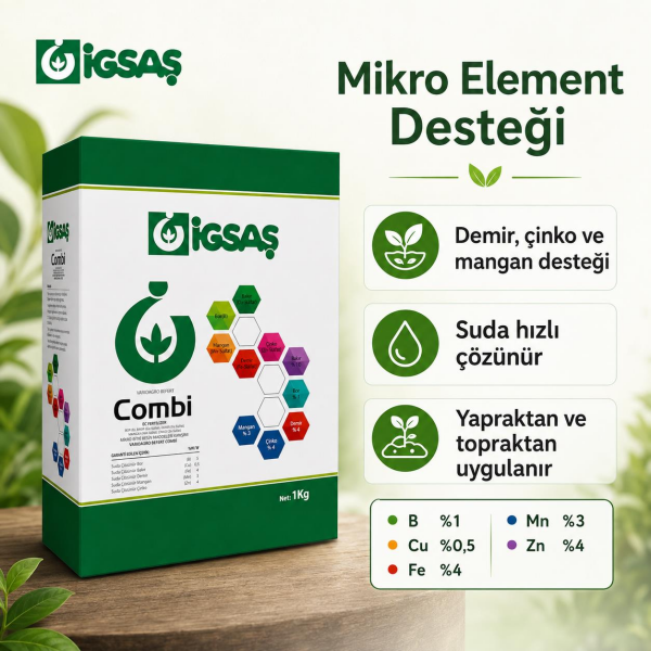 İgsaş VarioAgro Befert Combi Mikro Element Gübresi 1 KG