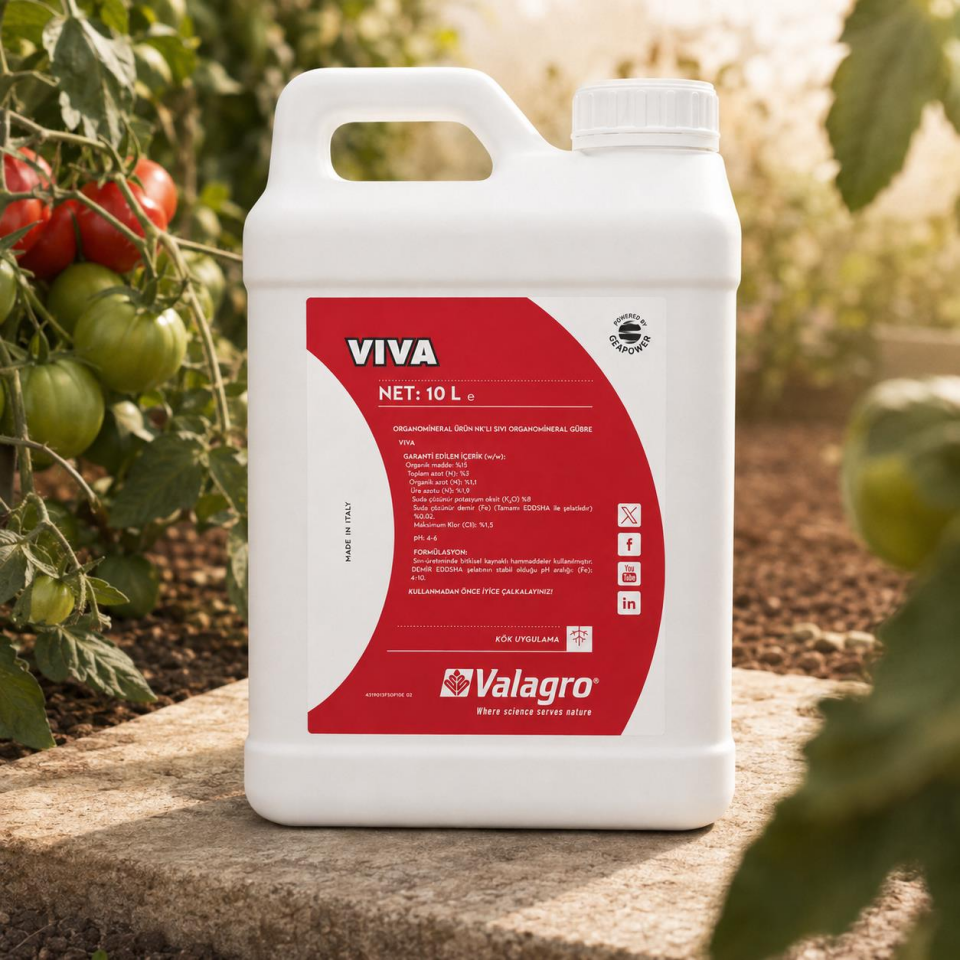 Valagro VIVA Sıvı Organomineral Kökleştirici Gübre 10 L