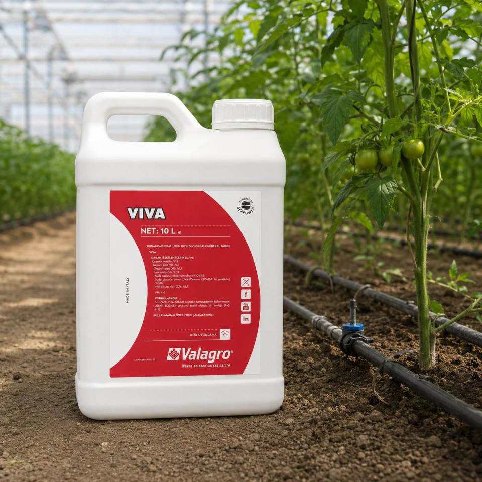Valagro VIVA Sıvı Organomineral Kökleştirici Gübre 10 L