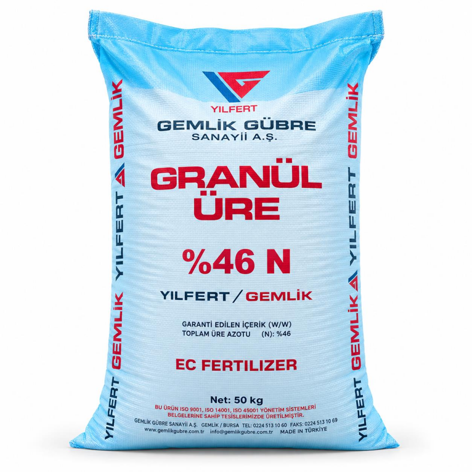Gemlik Granül Üre Gübresi %46 N 50kg