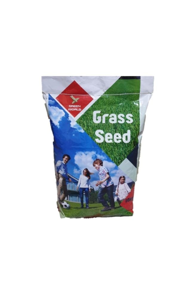 7 Günde Çimlenen Üzerine Basılabilir 6'lı Karışım Çim Tohumu -10 Kg
