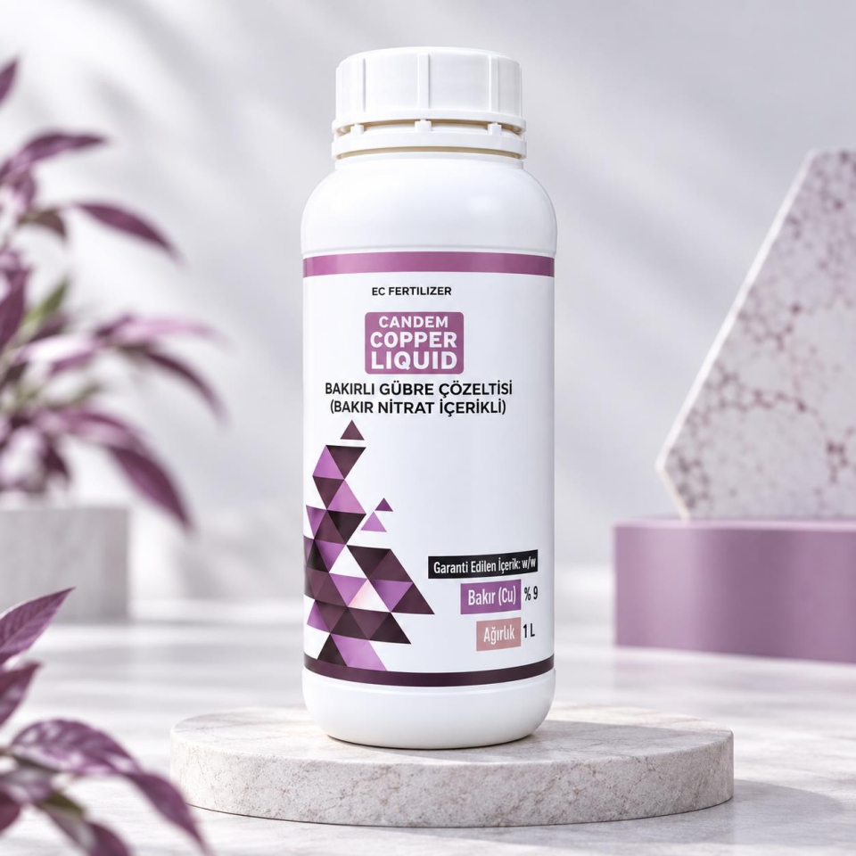 Candem Copper Liquid Bakır Gübresi %9 (1 litre)