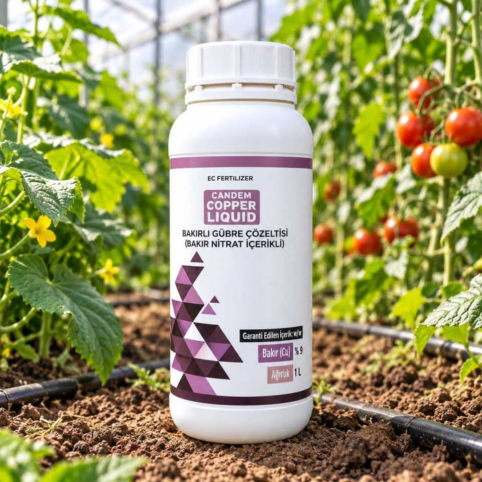 Candem Copper Liquid Bakır Gübresi %9 (1 litre)