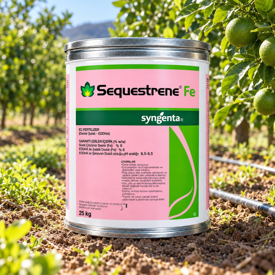 Syngenta Sequestrene Fe %6 EDDHA Demir Şelatı (25 kg)