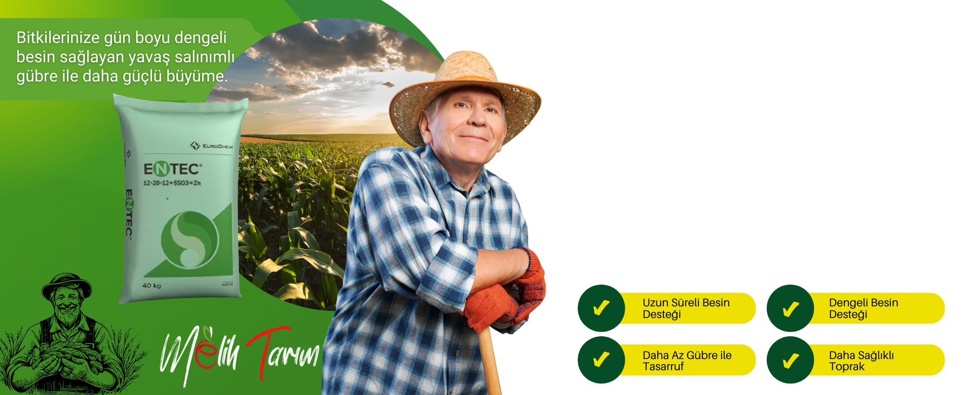 Entec<br>Yavaş Salınımlı Gübre